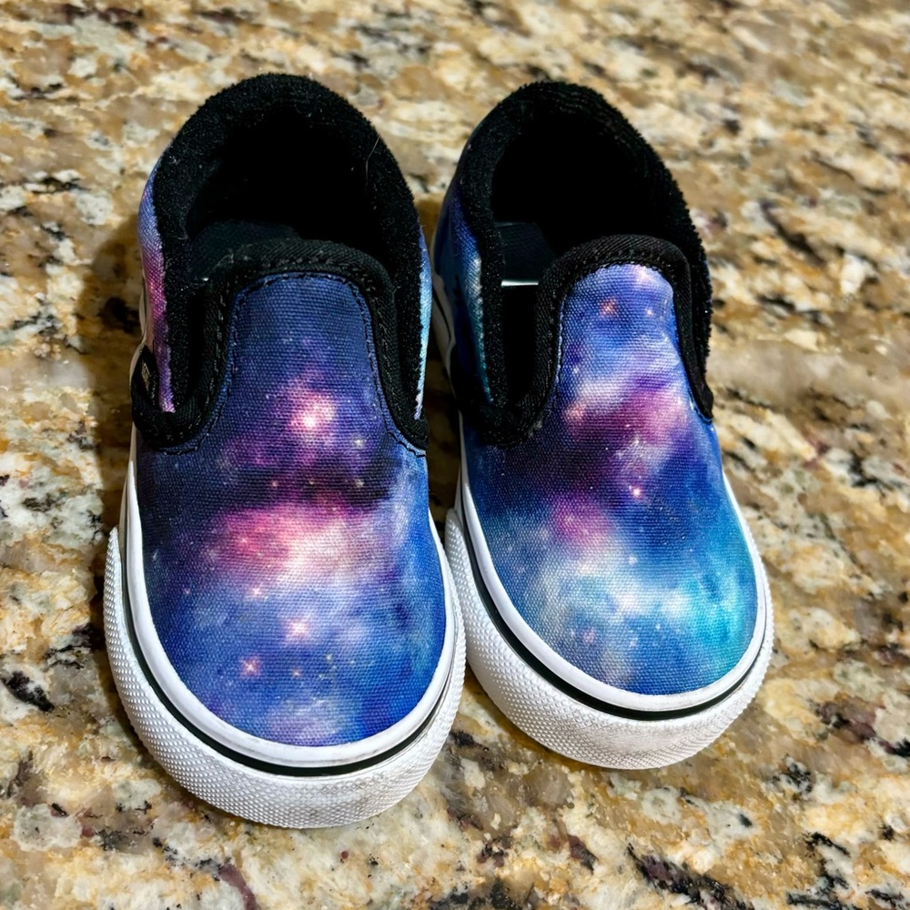 Vans Galactic/Galaxy Toddler Shoes (Size 5)